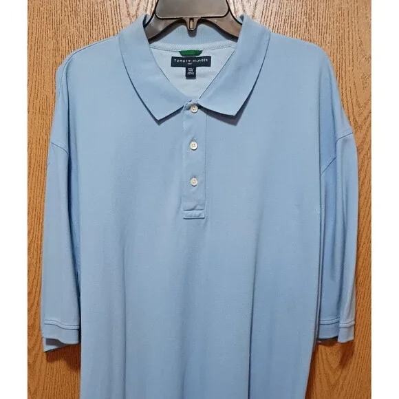 3-Tommy Hilfiger Polo (Golf)-(Blue/Black/White)-(Size:3XL)-(Decent Cond.)-$30.00 - Picture 2 of 9